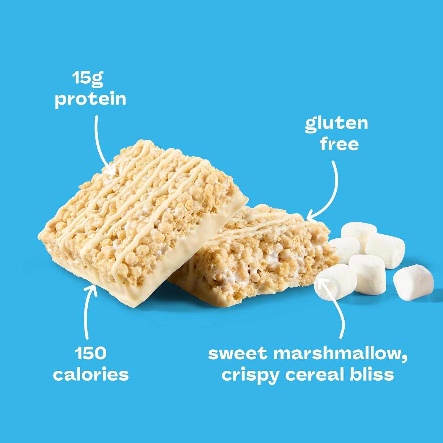image:imageThink High Protein Crispy Squares Chocolate Crunch Treat 10 PackMarshmallow Crunch