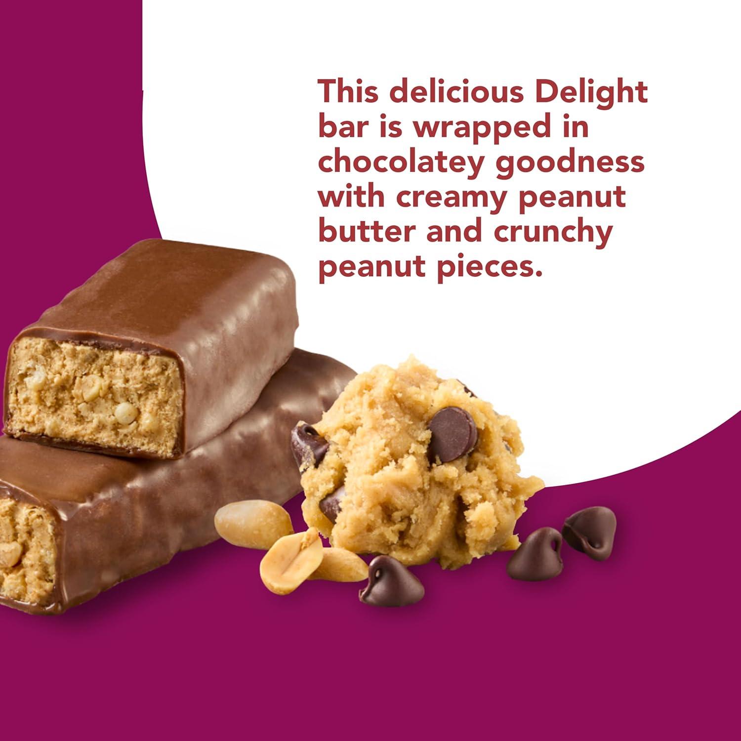 image:imagethink Delight Protein Bars Chocolate Peanut Butter Pie Low Sugar amp Low Carb GlutenFree Snack Keto Friendly Snacks 12 Count Packaging May VaryChocolate Peanut Butter Cookie Dough