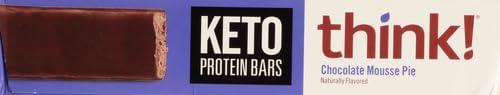 image:imagethink Delight Protein Bars Chocolate Peanut Butter Pie Low Sugar amp Low Carb GlutenFree Snack Keto Friendly Snacks 12 Count Packaging May VaryChocolate Mousse Pie