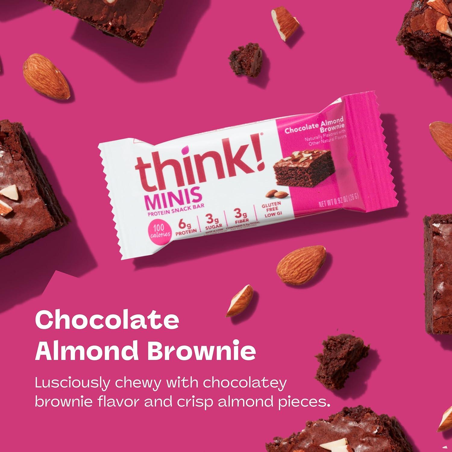 image:imagethink Minis Chunky Chocolate Peanut 15 CountChocolate Almond Brownie