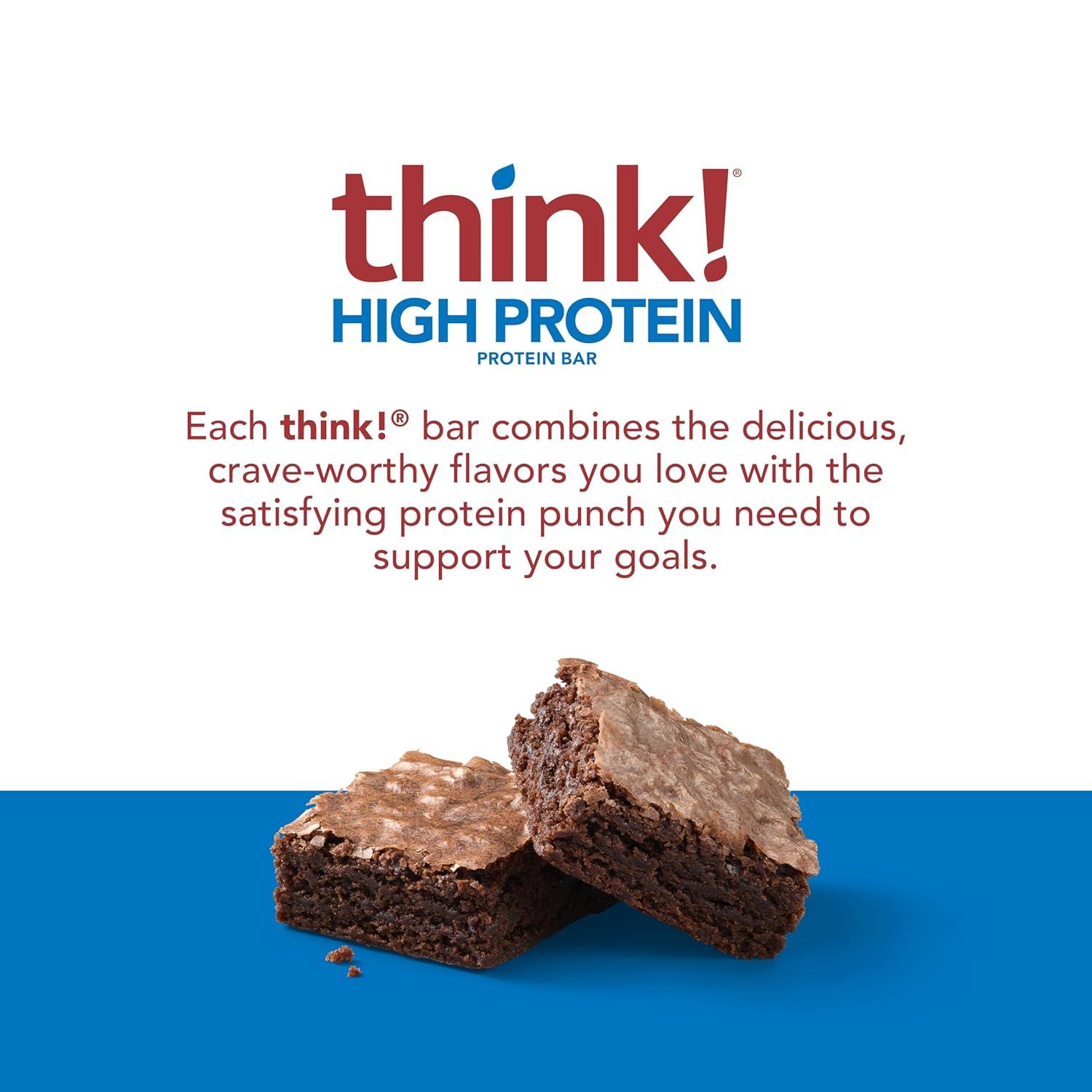 image:imagethink Protein Bars High Protein Snacks Gluten Free Kosher Friendly Lemon Crisp 10 Count Packaging May VaryBrownie Crunch