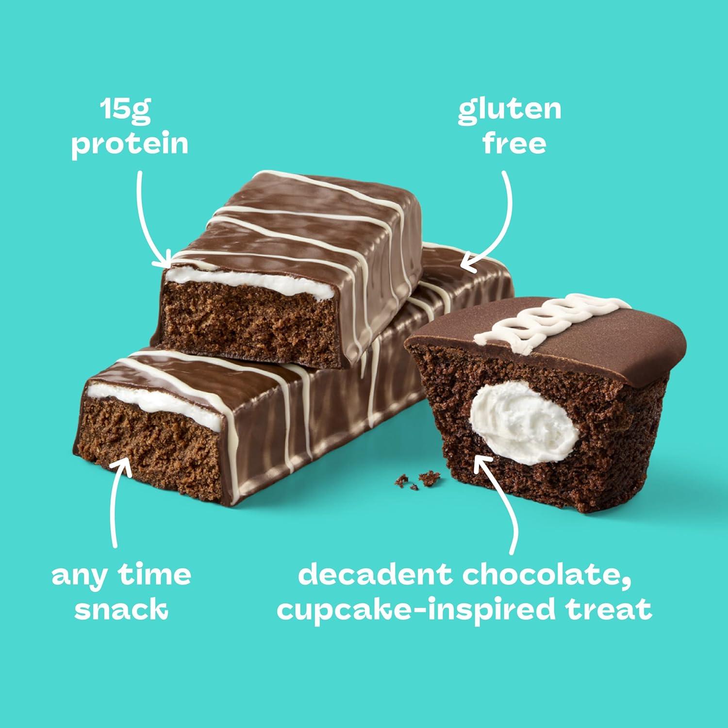 image:imagethink Protein Bars High Protein Snacks Gluten Free Kosher Friendly Lemon Crisp 10 Count Packaging May VaryChocolate Crme Cupcake