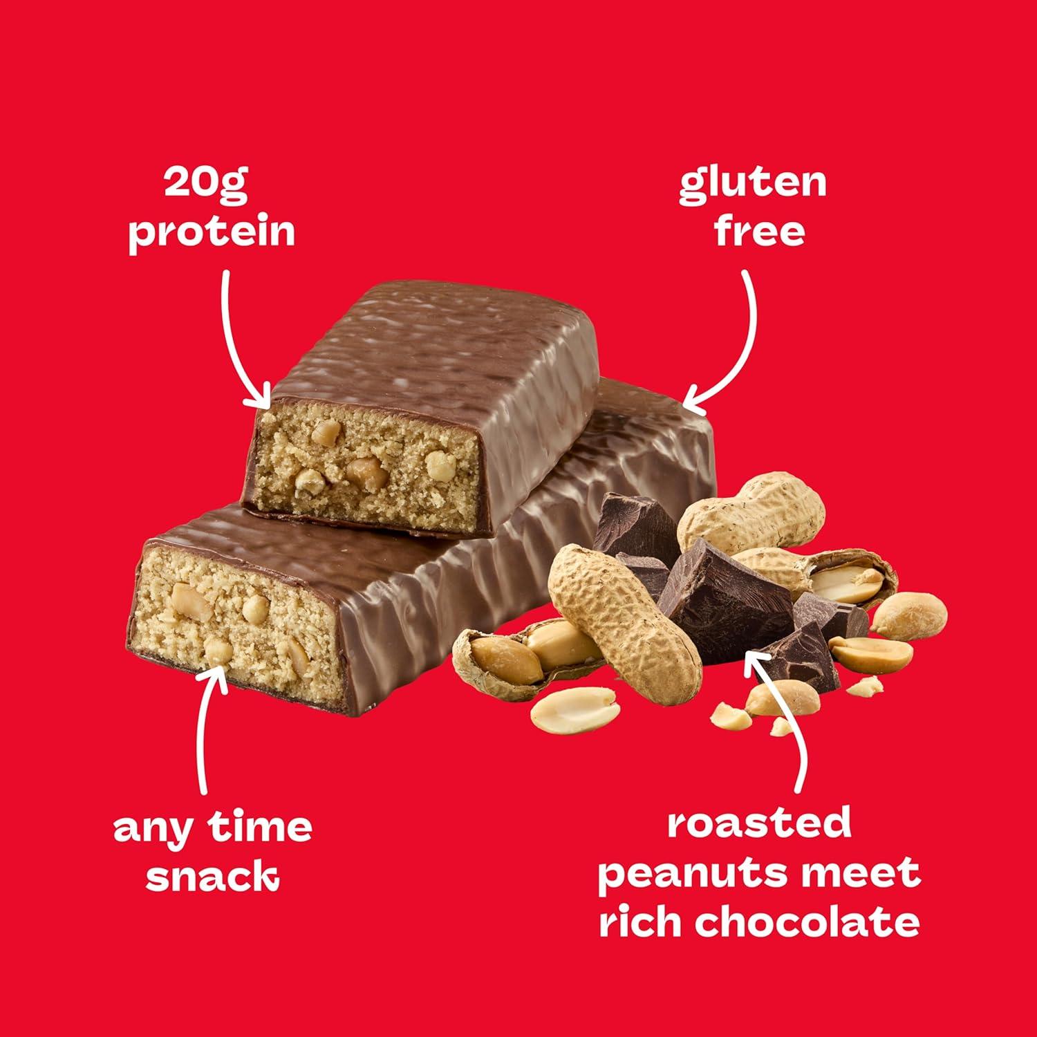 image:imagethink Protein Bars High Protein Snacks Gluten Free Kosher Friendly Lemon Crisp 10 Count Packaging May VaryChunky Peanut Butter