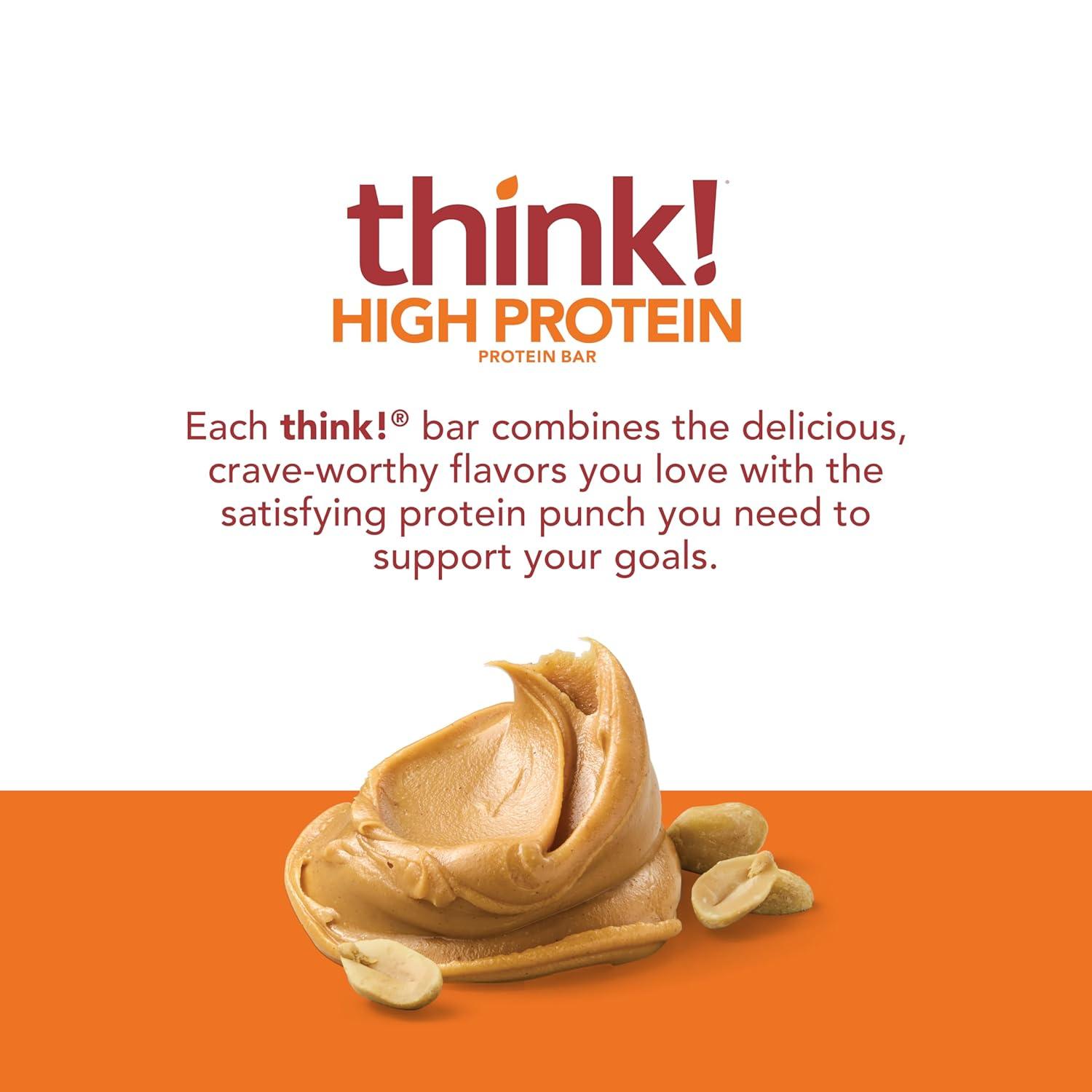 image:imagethink Protein Bars High Protein Snacks Gluten Free Kosher Friendly Lemon Crisp 10 Count Packaging May VaryCreamy Peanut Butter