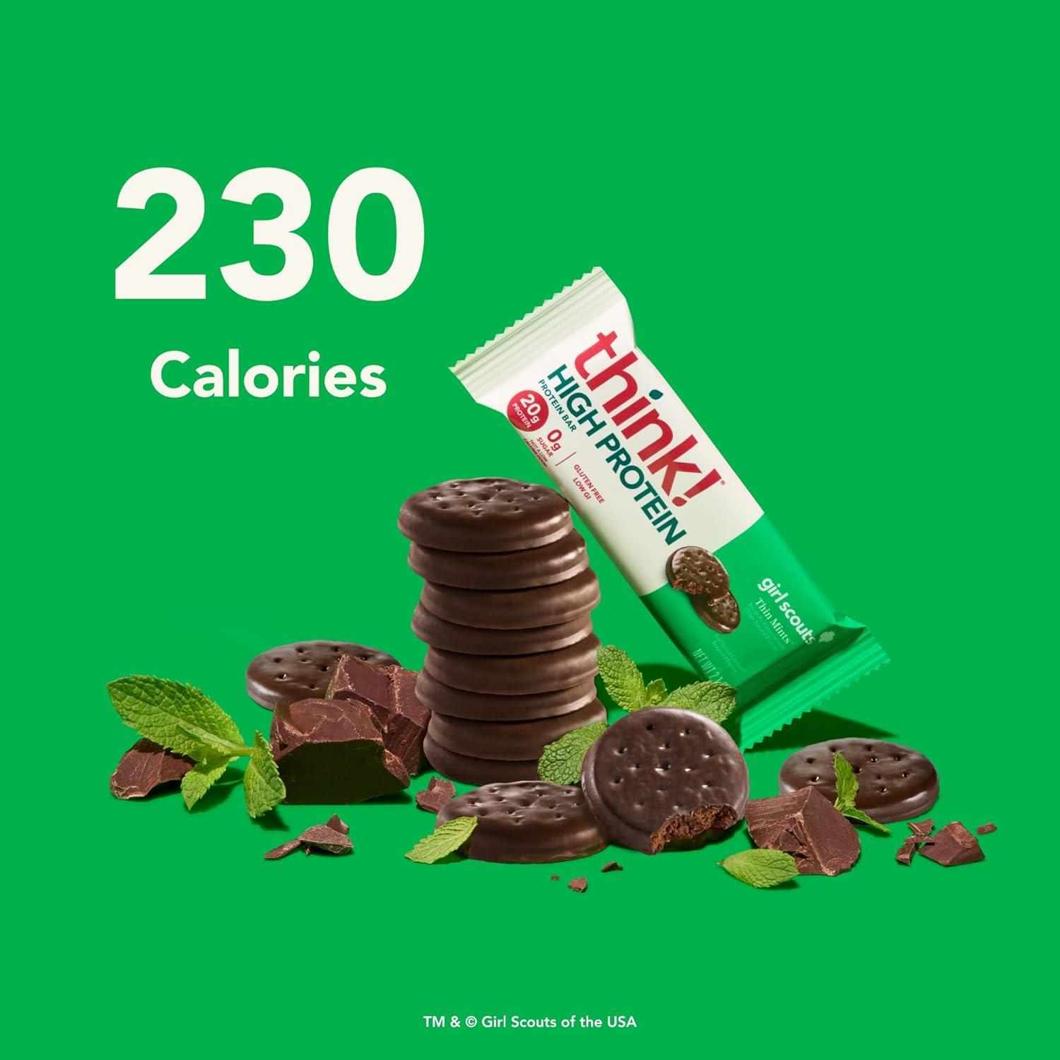 image:imagethink Protein Bars High Protein Snacks Gluten Free Kosher FriendlyVariety Pack Nutrition Bars 21 Oz per Bar 12 Count Packaging May VaryChocolate Mint