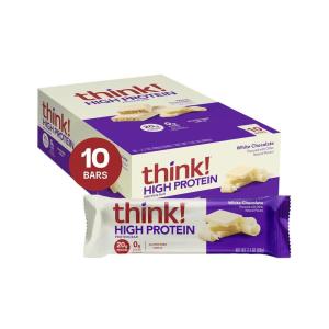 image:imagethink Protein Bars High Protein Snacks Gluten Free Kosher FriendlyVariety Pack Nutrition Bars 21 Oz per Bar 12 Count Packaging May VaryWhite Chocolate